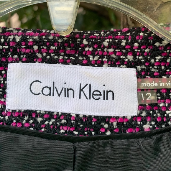 ✨⚡️💥 Calvin klein High Waisted Tweed Blazer 2in1 Blazer - Picture 5 of 7